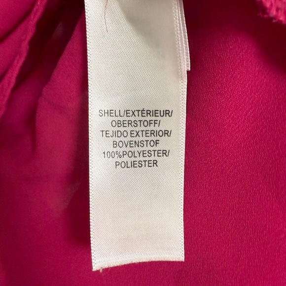 Adrianna Papell Fuchsia Sleeveless Blouse - Picture 4 of 4